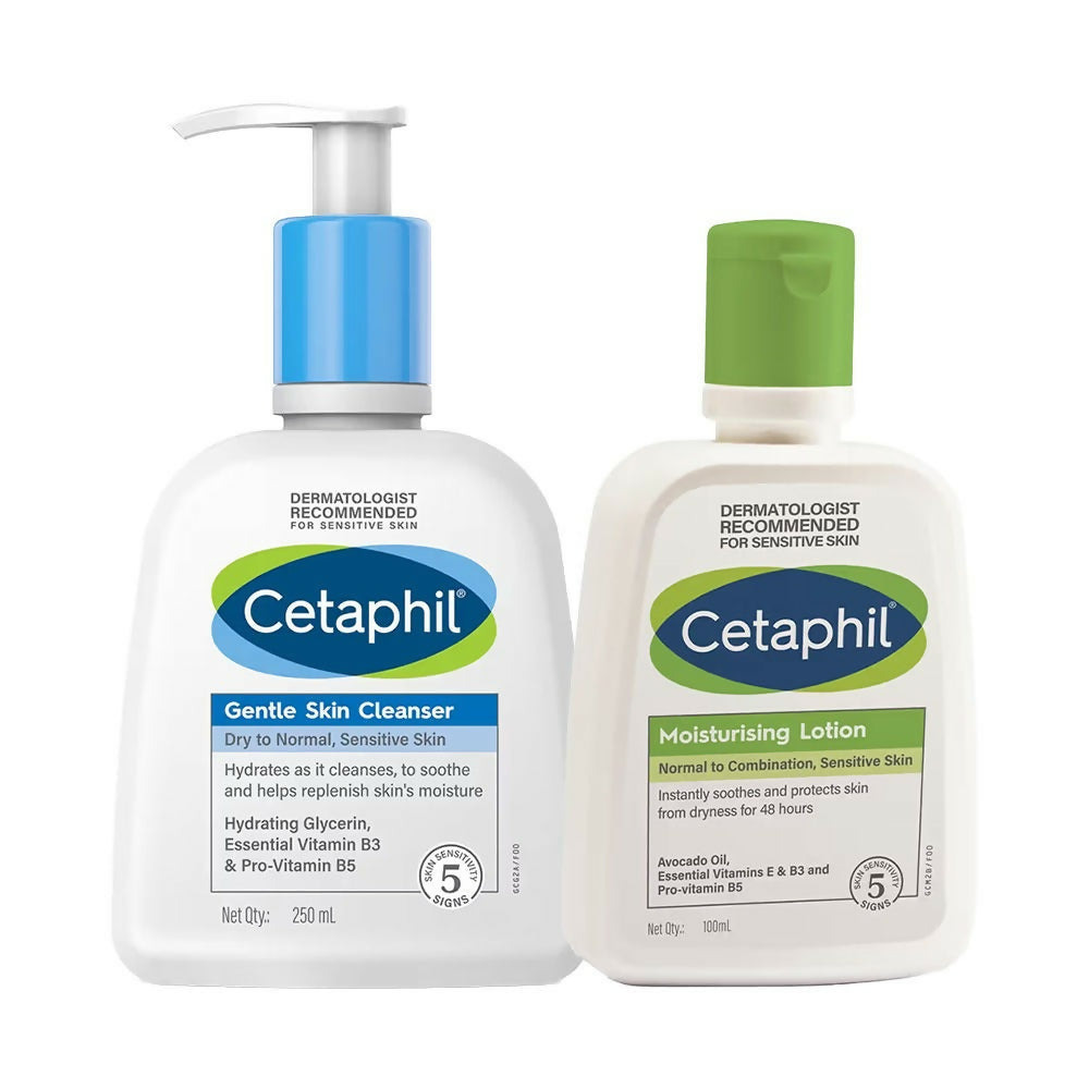 Cetaphil Sensitive Skin Essentials Combo - Swadesiicart