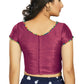 Aastha Fashion Women's Wine Art Silk Designer Party Wear Readymade Blouse