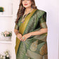 Aastha Fashion Pista Green South Soft Silk Zari Weaving Saree
