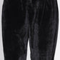 Women Republic Black Velvet Embroidered Kurta With Pants | Swadesiicart