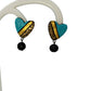 Terracotta Heart-Shape Ear Studs