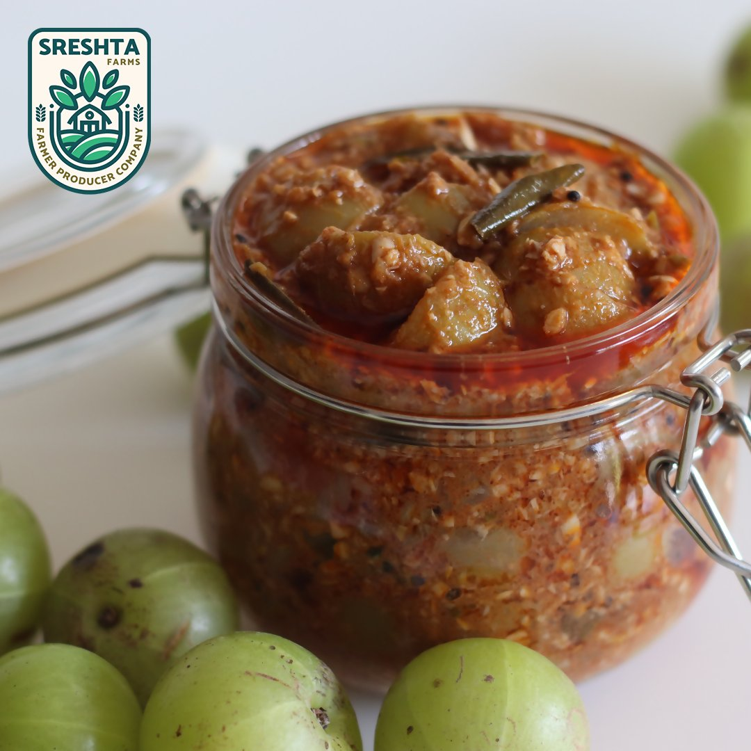Sreshta Farms Amla Pickle | Swadesiicart