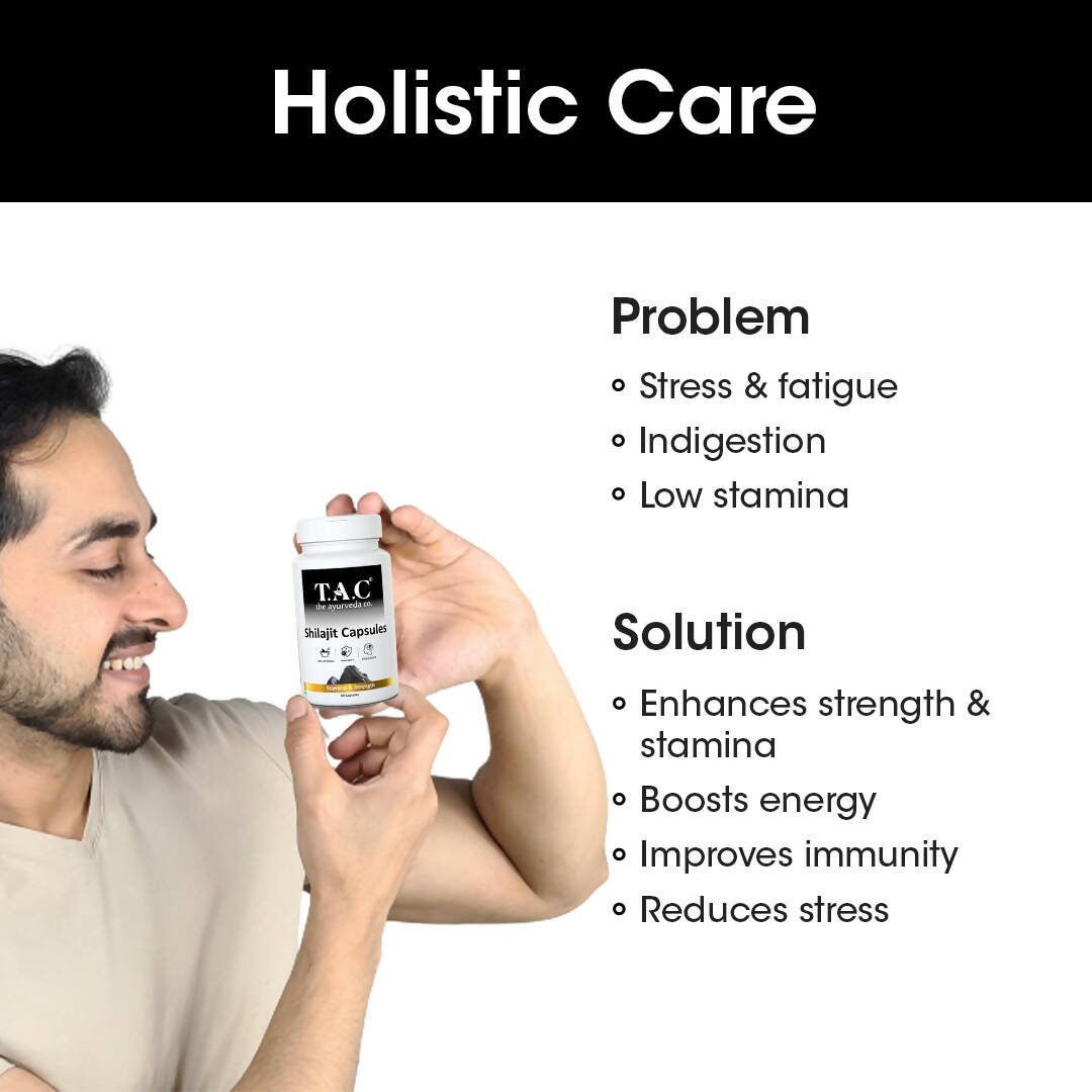 TAC - The Ayurveda Co. SJ Capsules for Men - Swadesiicart