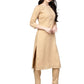 Ahalyaa Women's Faux Silk Kurta Pant Set with Traditional Bandhini Print Dupatta | Swadesiicart