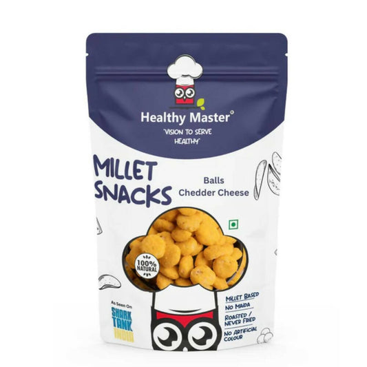 Healthy Master Millet Balls - Cheddar Cheese - Healthy Masters