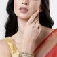 NVR Women Set of 4 Gold-Polished Kundan Studded Bangles - NR Retail-NVR