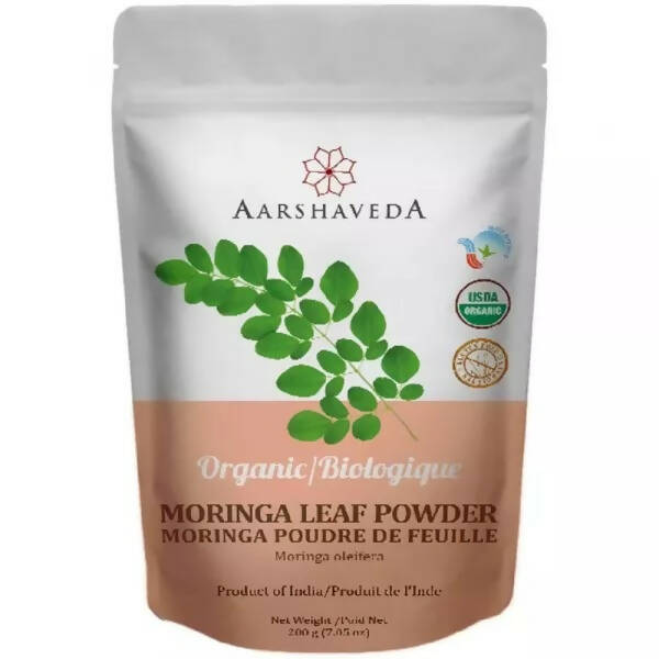 Aarshaveda Organic Moringa Powder | Swadesiicart