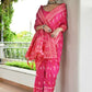 Vishnu Weaves Women's Rani Handloom Raw Silk Thread Weaving Saree with Blouse - Swadesiicart