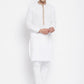 Even Apparels Beige Color Pure Cotton Men's Kurta With Band Collar | Swadesiicart
