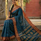 Shree Shyam Fashion Teal Soft Silk Saree