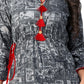 NOZ2TOZ Women's Grey Color Rayon A-Line Kurta (1Pc) - Swadesiicart