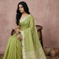 Shree Shyam Fashion Light Green Cotton Saree