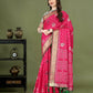 Lorenvalley Fashion Pink Patola Silk Woven Design Zari Meenakari Weaving Saree - Swadesiicart