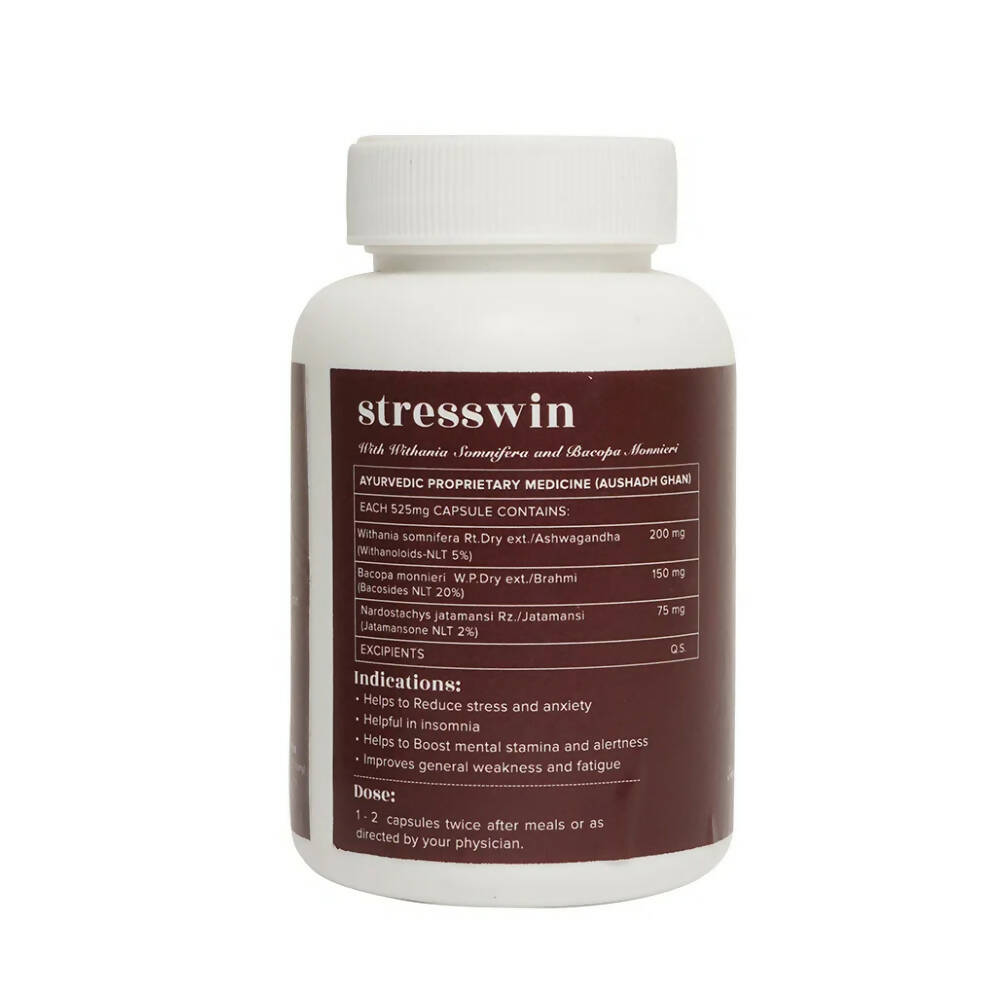 Baidyanath Jhansi Ayurvedant Stresswin Capsules | Swadesiicart