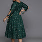 Ahalyaa Women's Traditional wear Ethnic Dress - Green | Swadesiicart