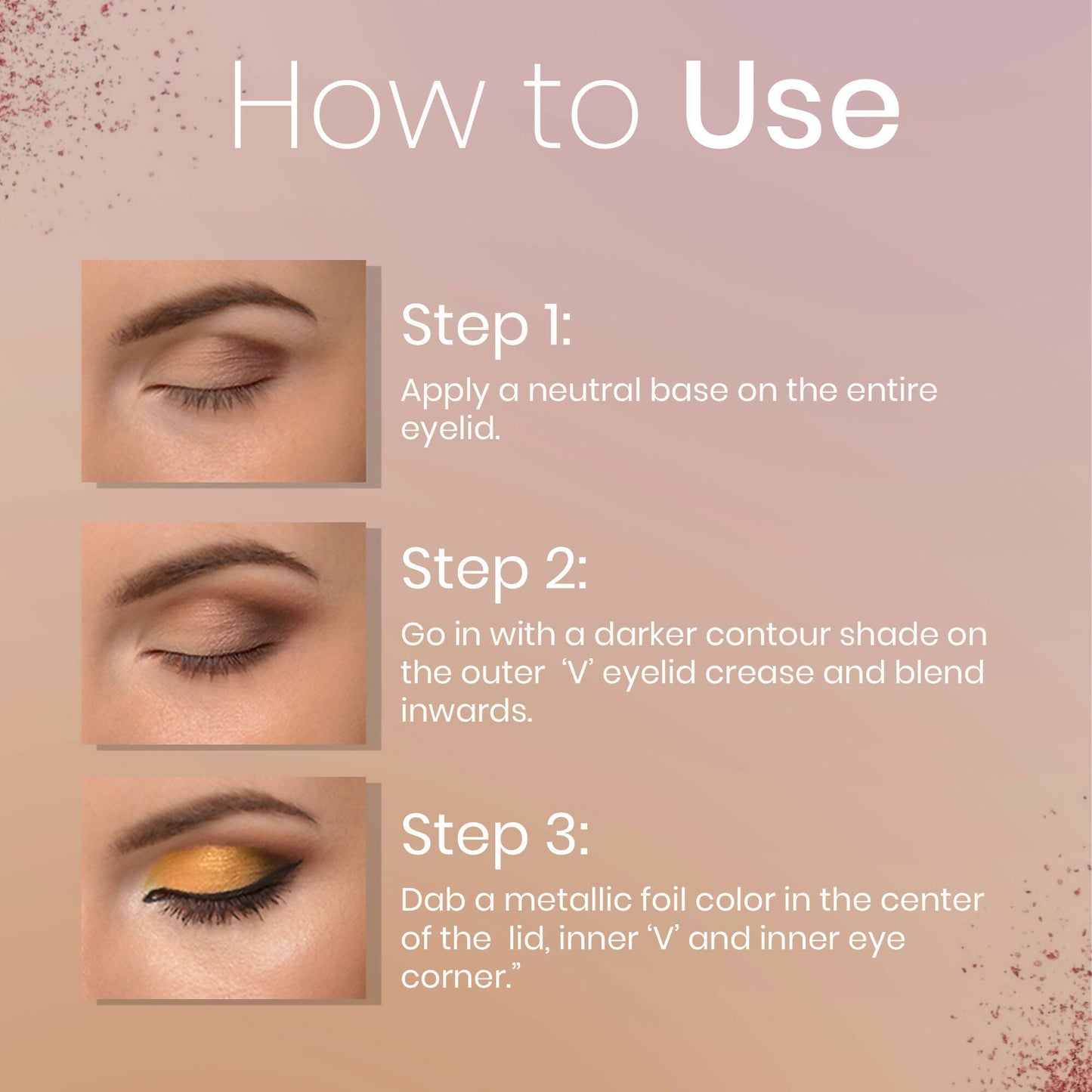 Colors Queen Quick & Easy Eyeshadow Multicolor - 02 | Swadesiicart