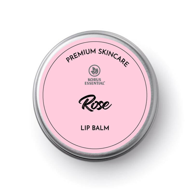 Korus Essential Rose Lip Balm With Shea Butter - Just Jaivik