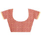 Vishnu Weaves Women's Red Cotton Silk Woven Saree with Blouse - Swadesiicart
