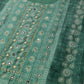 Sea Green Chinon Digital Printed With Hand Work Kurta - Himanshi - Swadesiicart