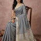 Shree Shyam Fashion Gray Cotton Saree