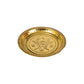 Spillbox Gold-Toned Brass Thali Pooja Essential | Swadesiicart