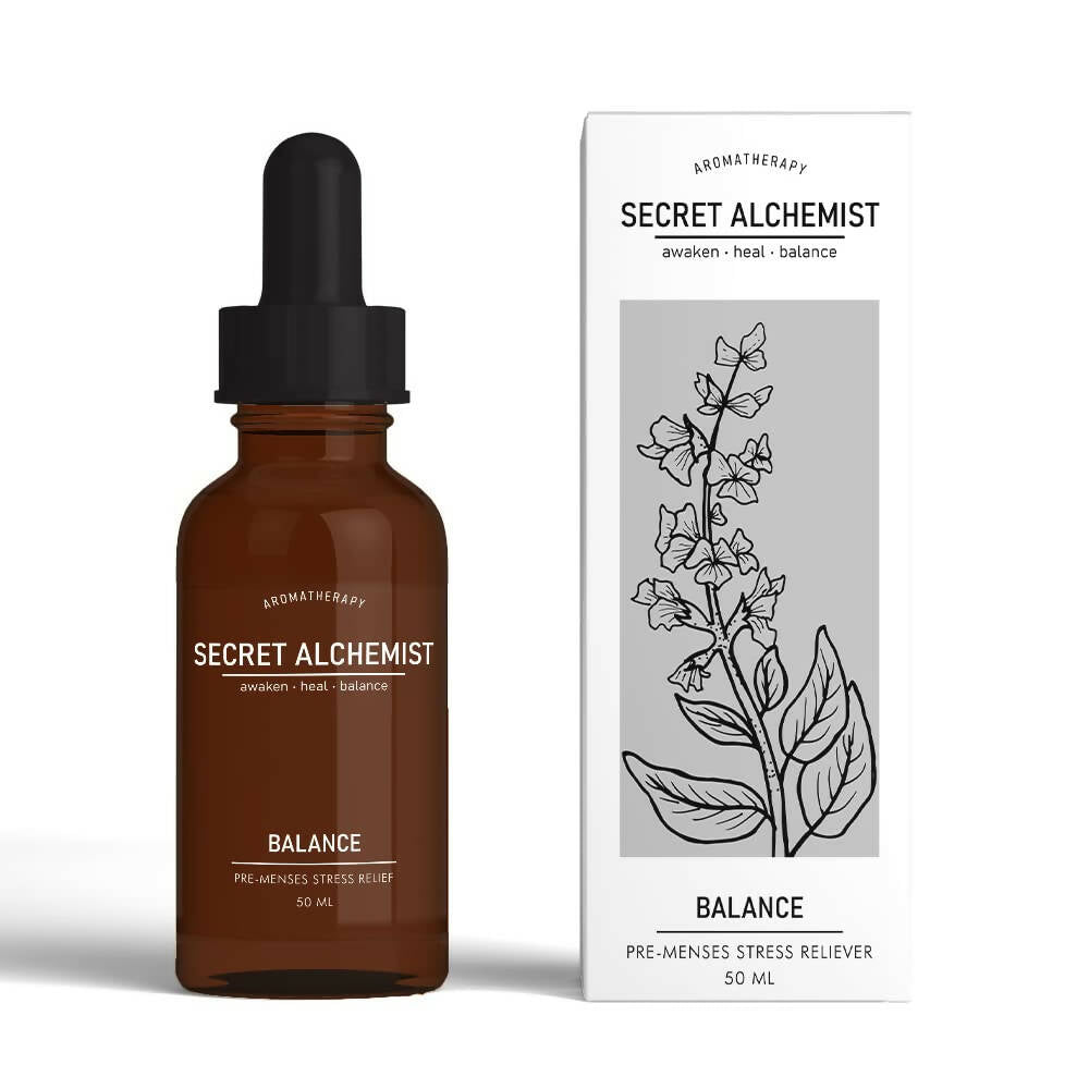 Secret Alchemist Balance Pre Menstrual Tension Reliever Oil | Swadesiicart