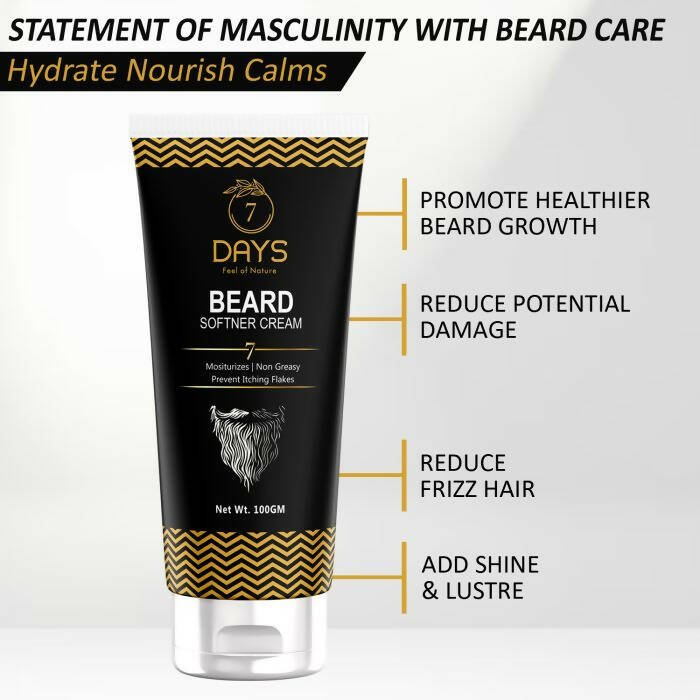 7 Days Beard Softener Cream - Swadesiicart