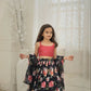 Aayaa Designer Embroidery Thread With Sequance Work Kids Lehenga Choli - Multi Color