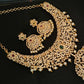Uncuts Bridal Necklace Set - Mokshi Collections