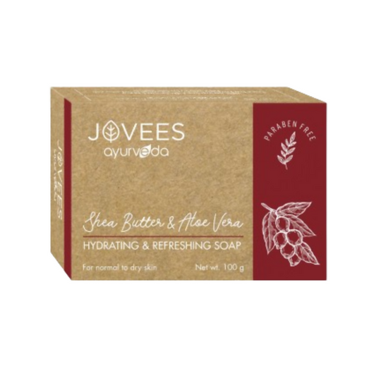 Jovees Shea butter & Aloe Vera Hydrating & Refreshing Soap - Swadesiicart