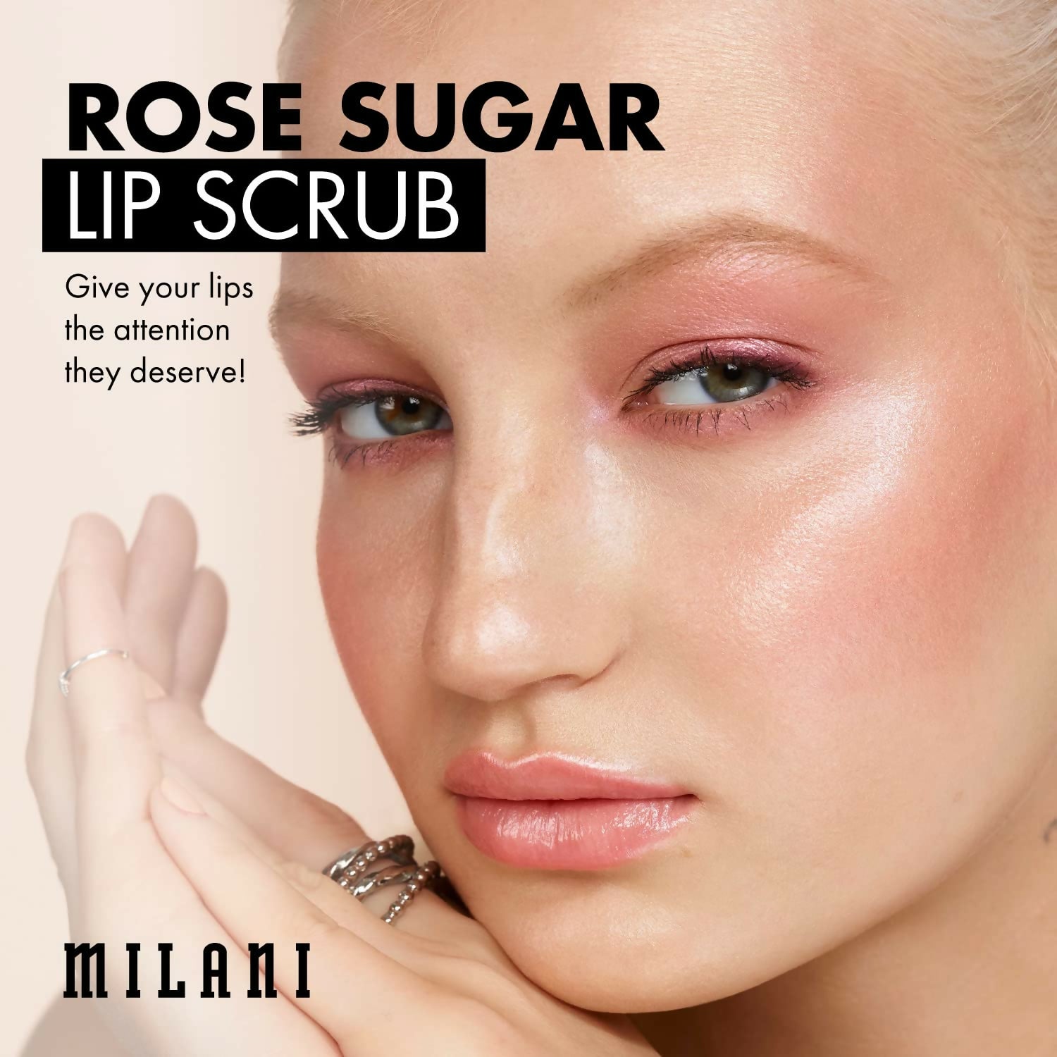 Milani Rose Sugar Lip Scrub | Swadesiicart