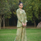 Women's Casual Fashionable Mahendi Mull Cotton co-ord set - Anya - Swadesiicart