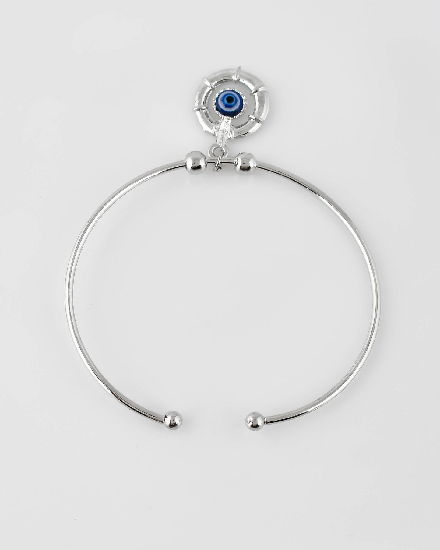 VOJ Stainless Steel Beads Silver Bracelet - Swadesiicart