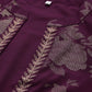 Ahalyaa Women's Traditional Wear Co-ords - Burgundy - Swadesiicart