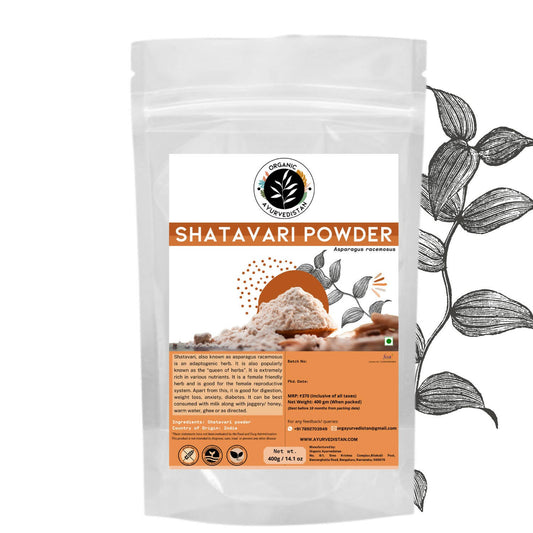Organic Ayurvedistan Shatavari Powder - Organic Ayurvedistan