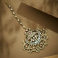 Nuyug 22K Gold-Plated Pearls & Pink Kundan Studded Statement Maang Tikka Head Jewellery | Swadesiicart