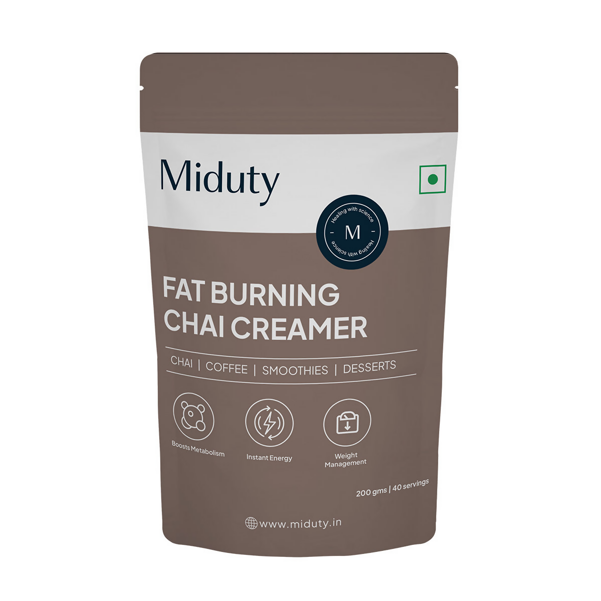 Miduty by Palak Notes Fat Burning Chai Creamer | Swadesiicart