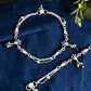VOJ Set of 2 Traditional Stylish Designer Anklet - Swadesiicart