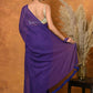 Very Much Indian Pure Mul Cotton Handloom Saree - Purple | Swadesiicart