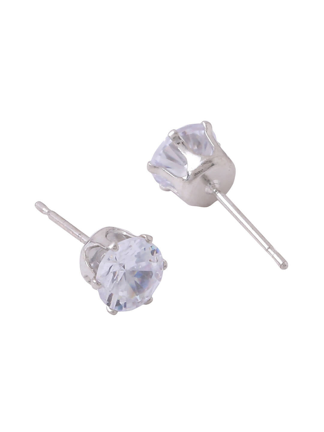 NVR Women Cz Studded Studs Earrings - Swadesiicart