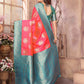 Joban Fashion Pink Banarasi Soft Silk Woven Saree | Swadesiicart