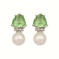 Nuyug Green Emerald Elegance Anti Tarnish Studs | Swadesiicart
