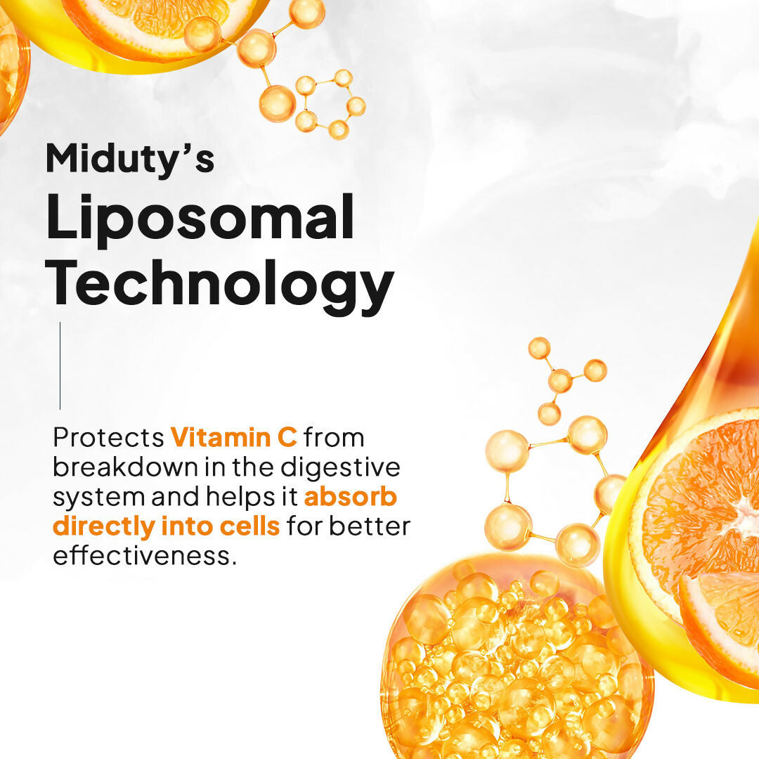 Miduty by Palak Notes Liposomal Vitamin C - Immunity Booster Capsules - Swadesiicart