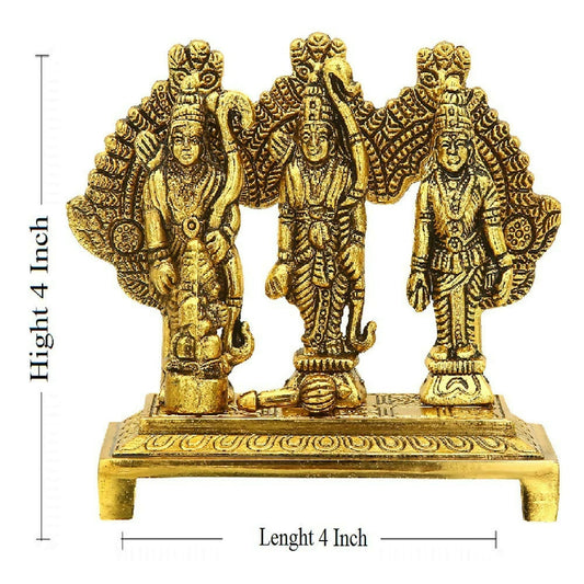 Craftam Metal Shri Ram Darbar With Hanuman Ji - Swadesiicart