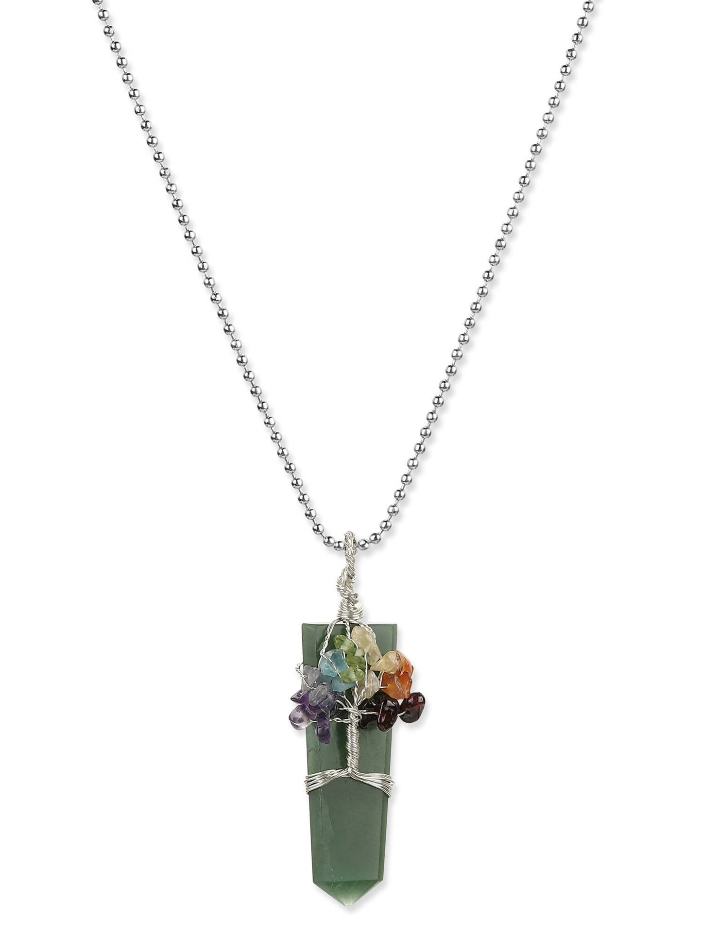 Women's Silver-Plated Necklace - Ruby Raang | Swadesiicart