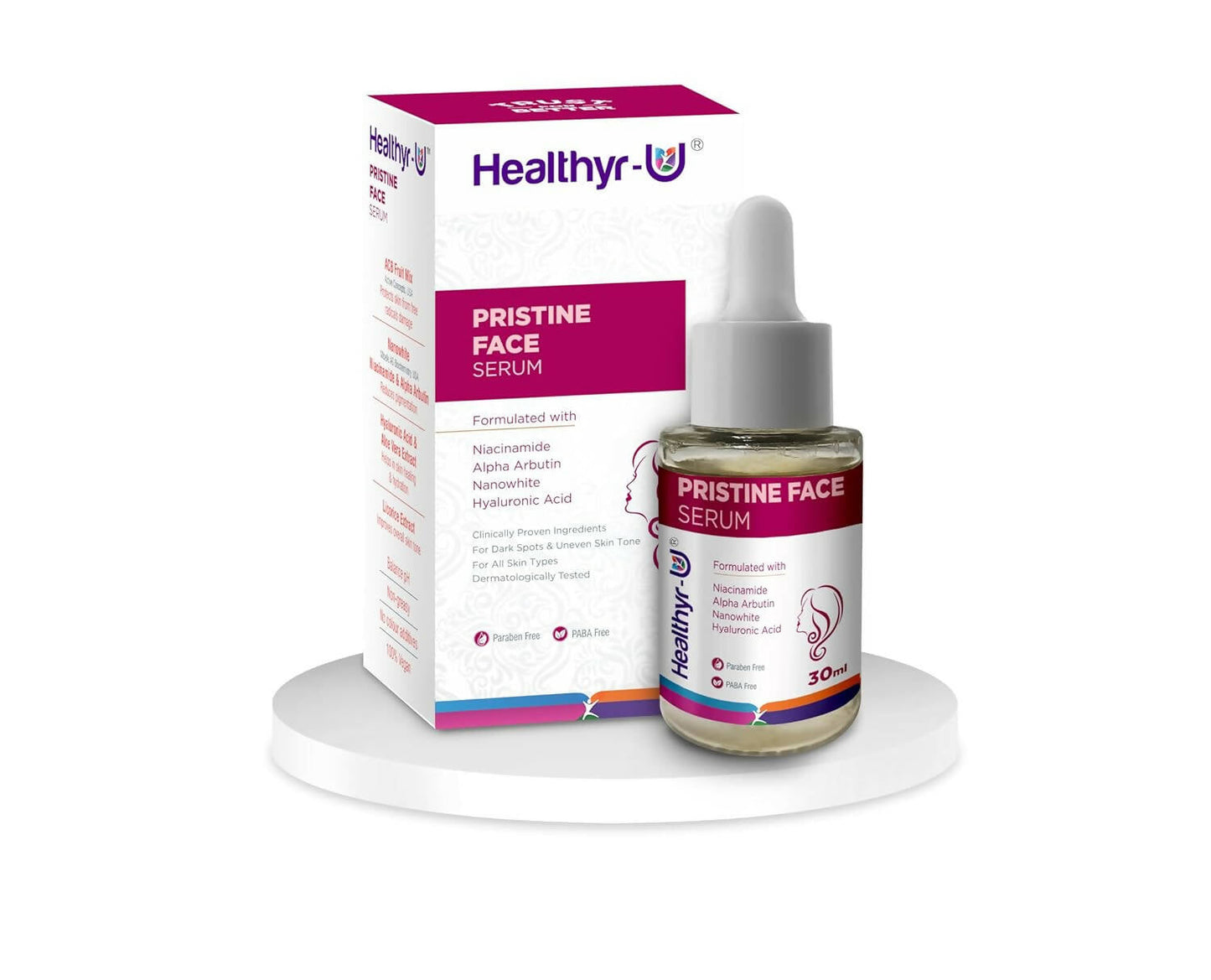 Healthyr-U Pristine Face Serum | Swadesiicart