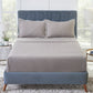 MYTRIDENT Beige Rose Ethnic Motifs 150 TC King Bedsheet with 2 Pillow Covers - Swadesiicart