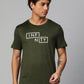 Alcis Typography Printed Anti Static Slim Fit T-shirt