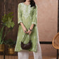 ADA Women Ethnic Motifs Embroidered Flared Sleeves Kurta