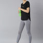 MKH Women Black Dri-FIT Sports T-shirt - Swadesiicart